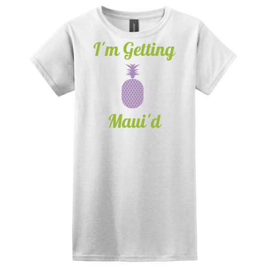 I'm Getting Maui'd, Maui Hawaiian Wedding Tank Top