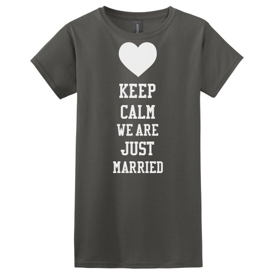 Keep Calm We Are Just Married Shirt Keep Calm We Are Just Married Shirt