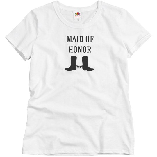 Maid of Honor Tank Country Wedding