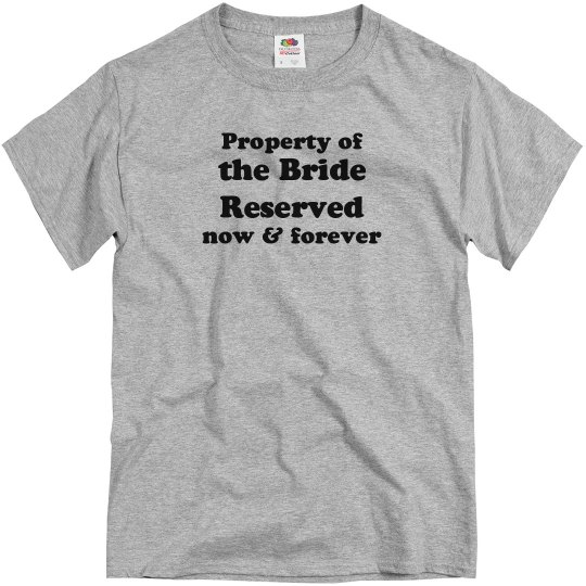 Property of the Bride