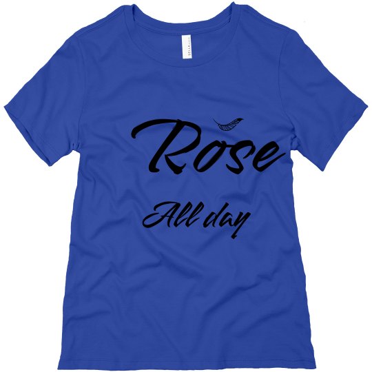 Rose All Day Feather Accent