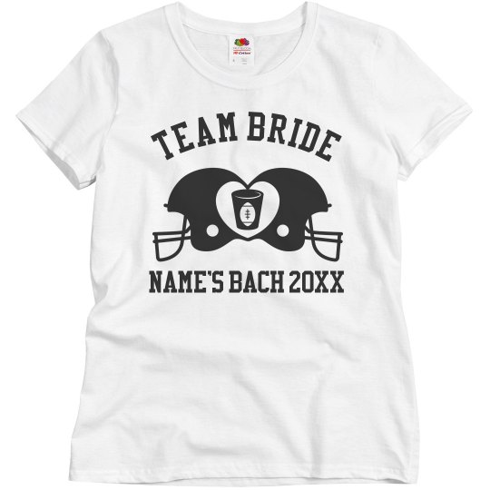 Team Bride Football Bachelorette