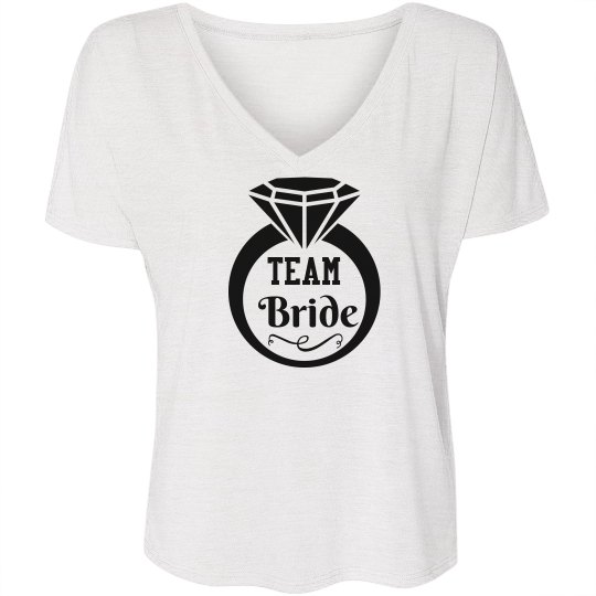 Team Bride Tshirt With Ring