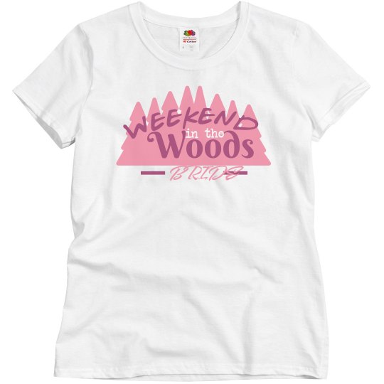 Weekend in the Woods Bachelorette Bride