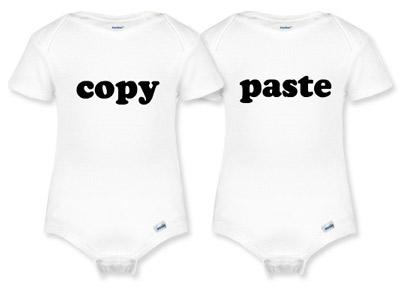 Paste Twin Onesie