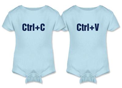 Ctrl+V Twins Bodysuit