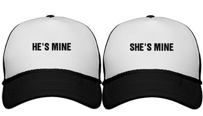 He's Mine Trucker Hat