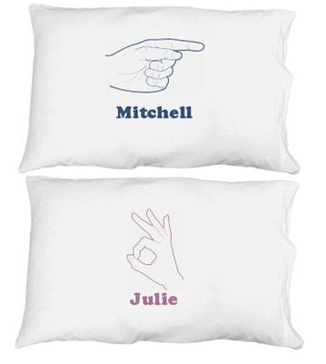 His Finger Pillowcase