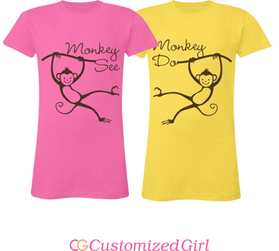 Best Friend Monkeys Tee