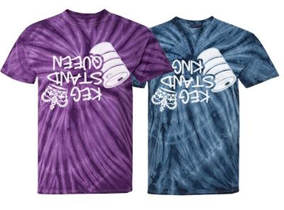 Keg Stand Couple Queen