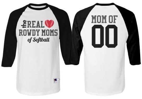 Trendy Softball Mom Custom Sports Mom Jerseys