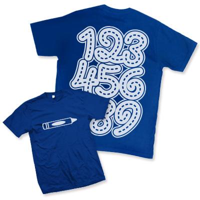 Number Tracing Play Tee