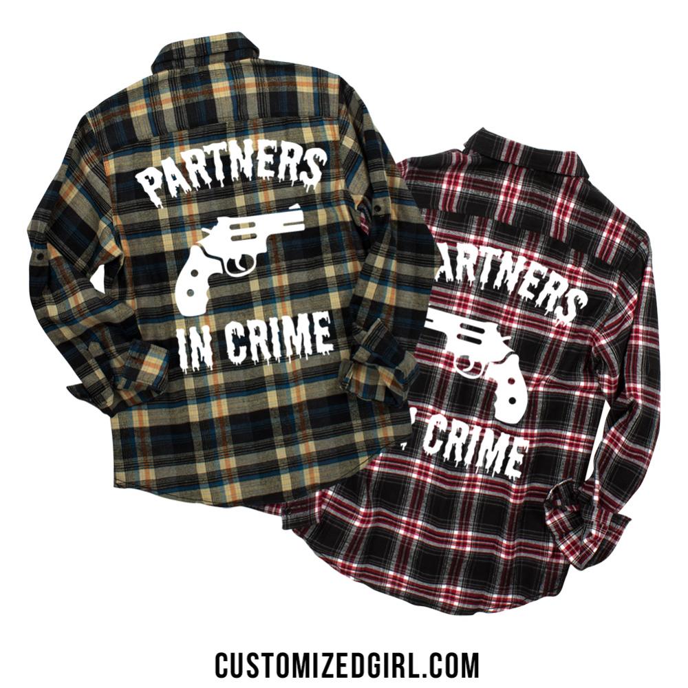 Partners In Crime Flannel