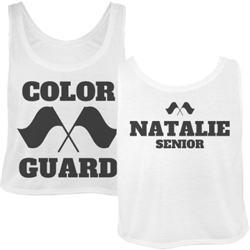Color Guard Girls Shirts With Custom Names