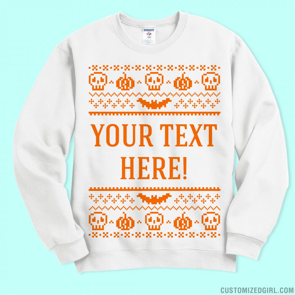 Custom Ugly Halloween Sweater