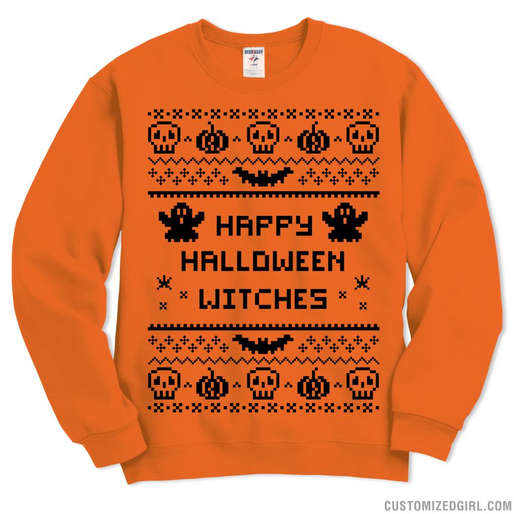 Ugly Sweater Orange Bat
