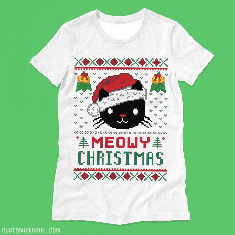 Meowy Christmas T-Shirt