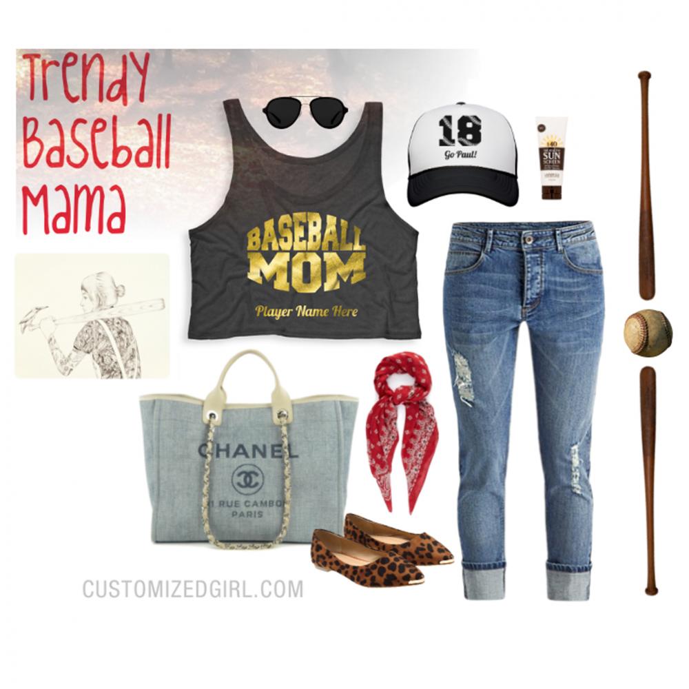 Custom Baseball Mom Numbers