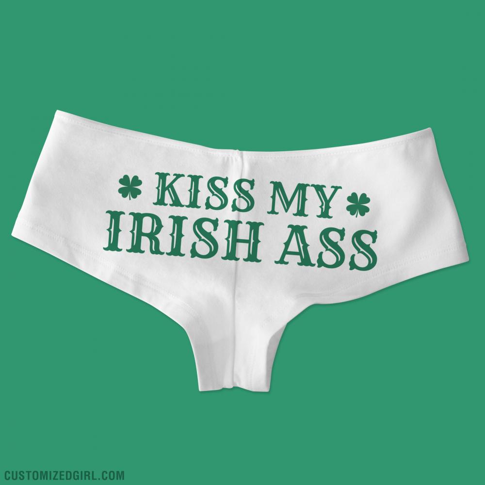 Kiss My Irish St Pattys Undies