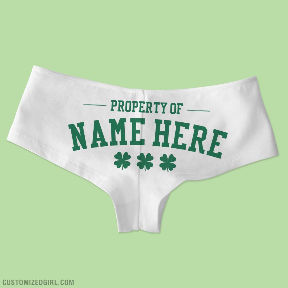 St Patty's Property Of Undies