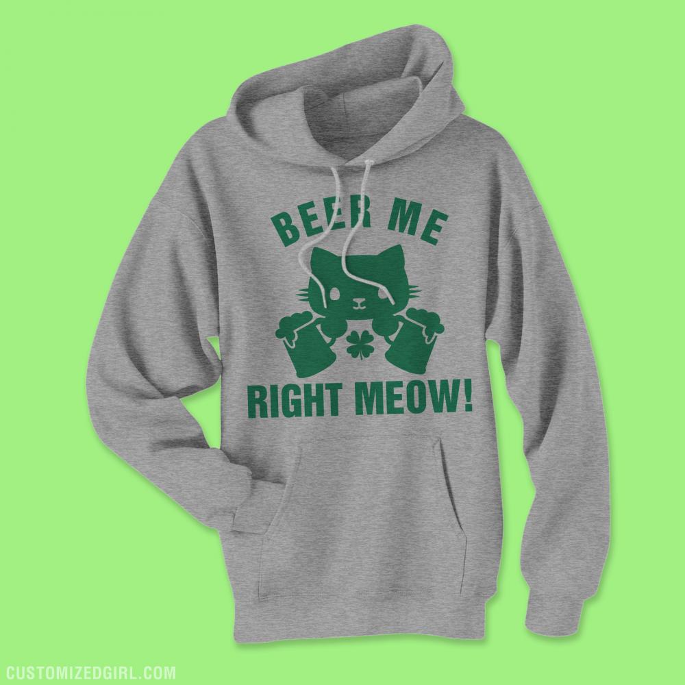 Beer Me Right Meow St Pattys Day