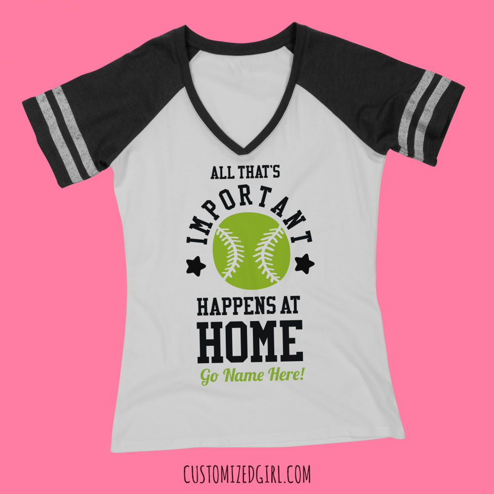 Home Is Where Softball Is Custom