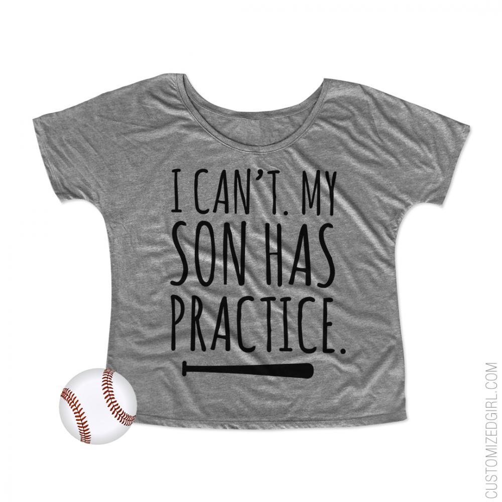 I Can't My Son Has Baseball