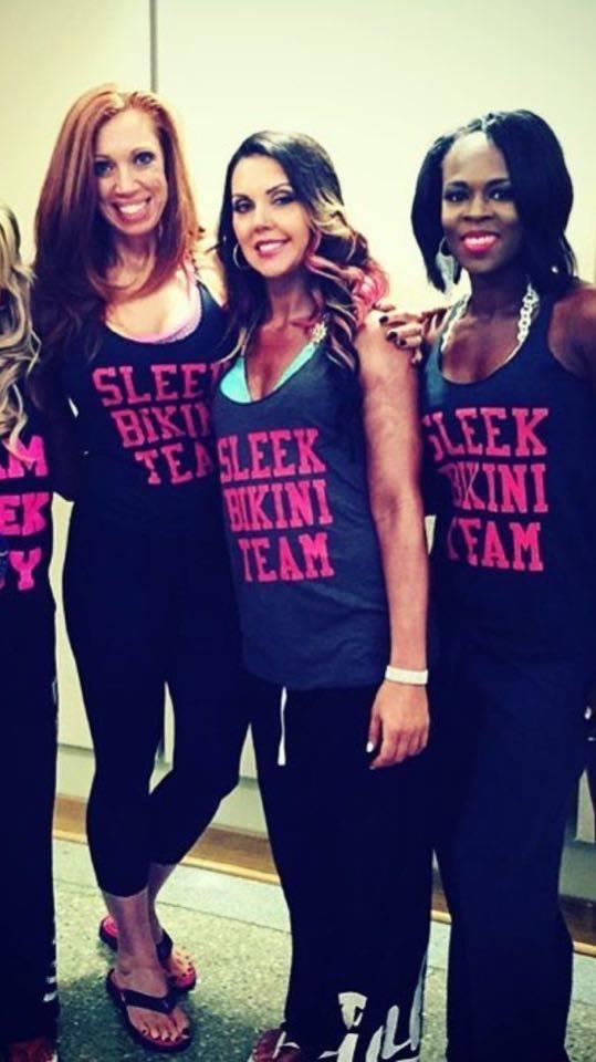 Sleek Bikini Team Racer Back Tank