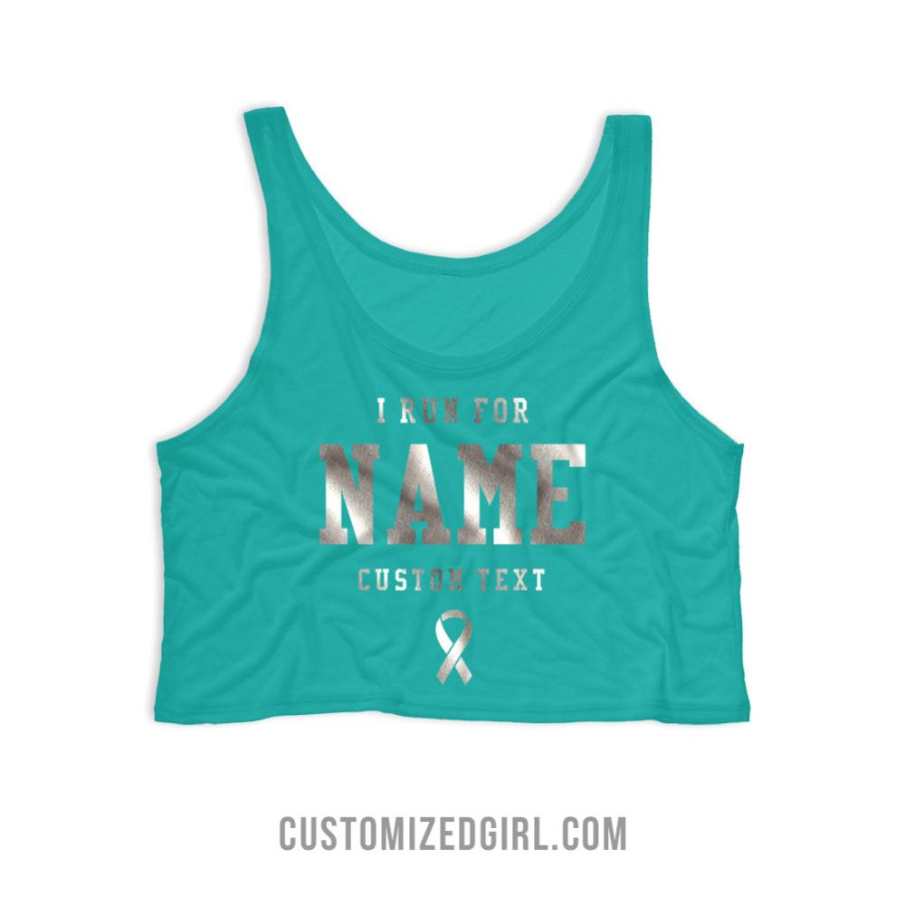 Custom Name Cancer Charity Run
