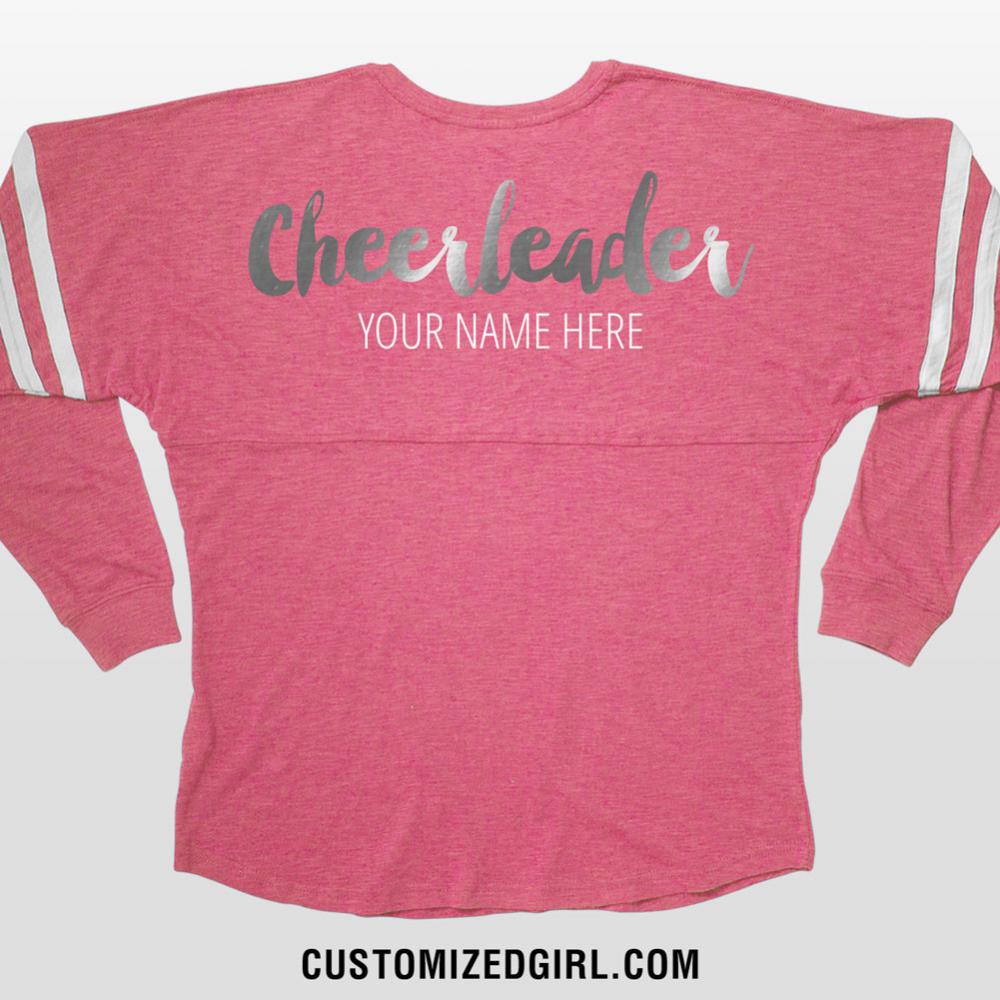 Silver Metallic Custom Cheer Design
