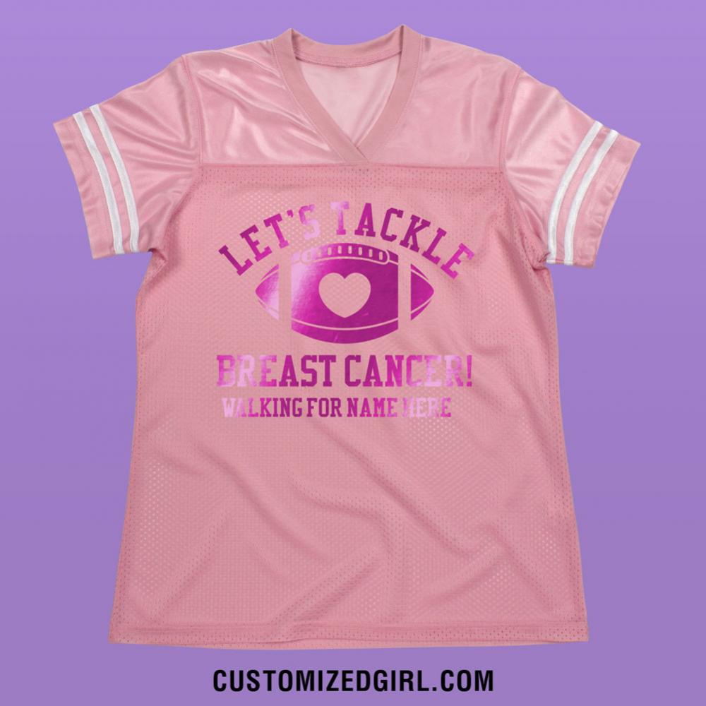 Metallic Tackle Breast Cancer