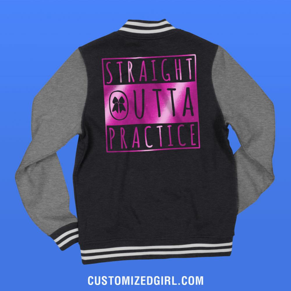 Fuchsia Metallic Straight Outta Cheer