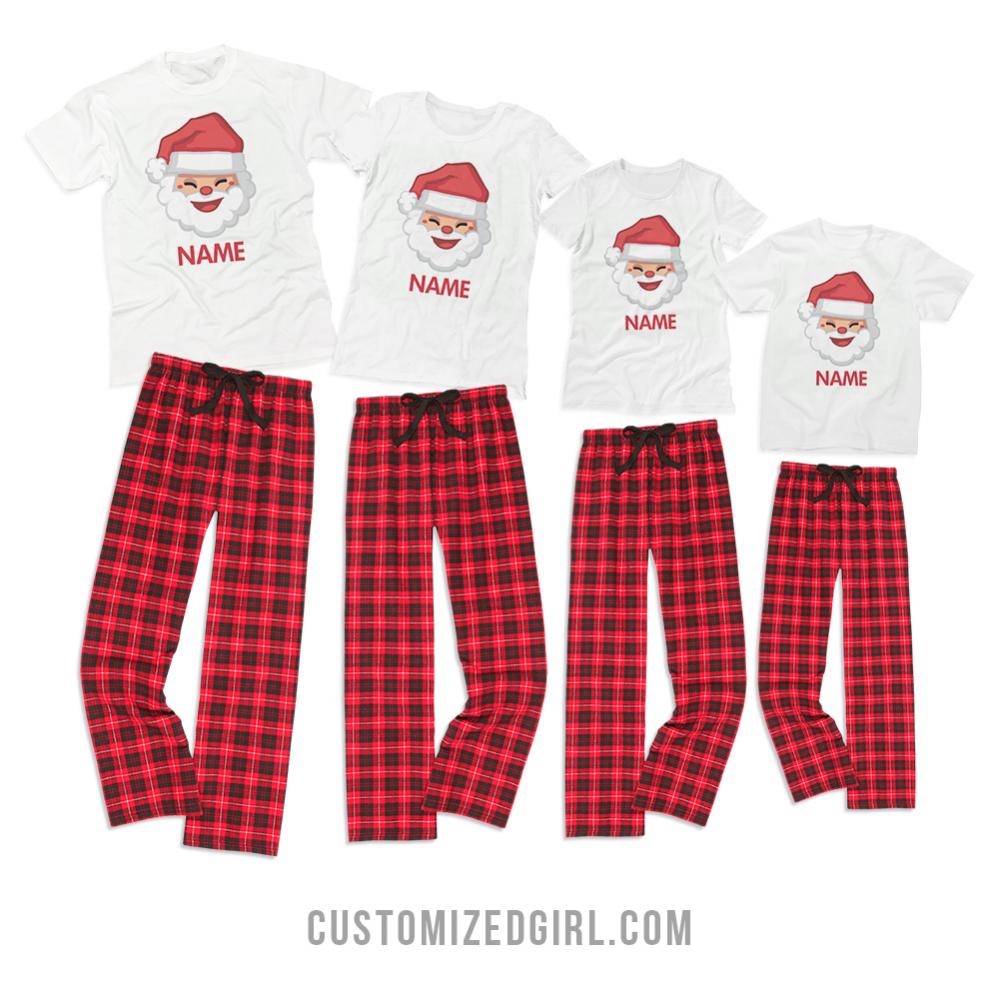 Kids Custom Santa Pajamas