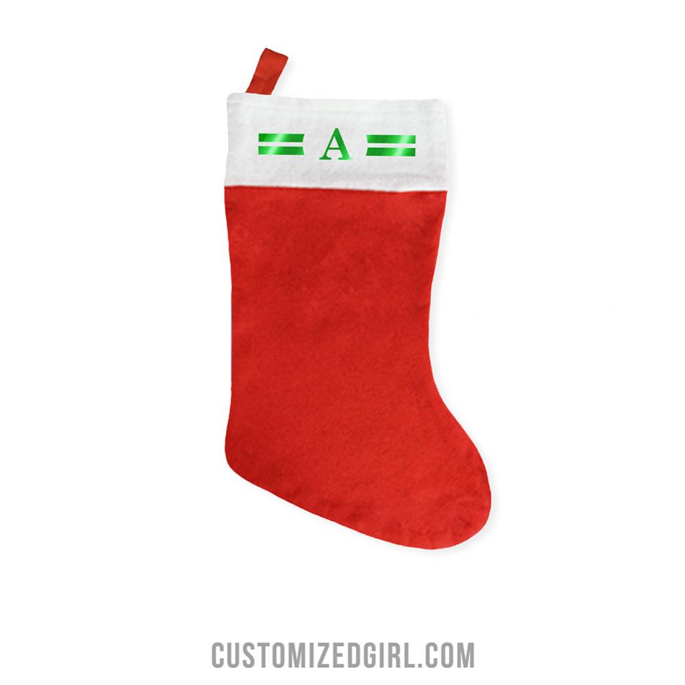 Holiday Metallic Custom Initial