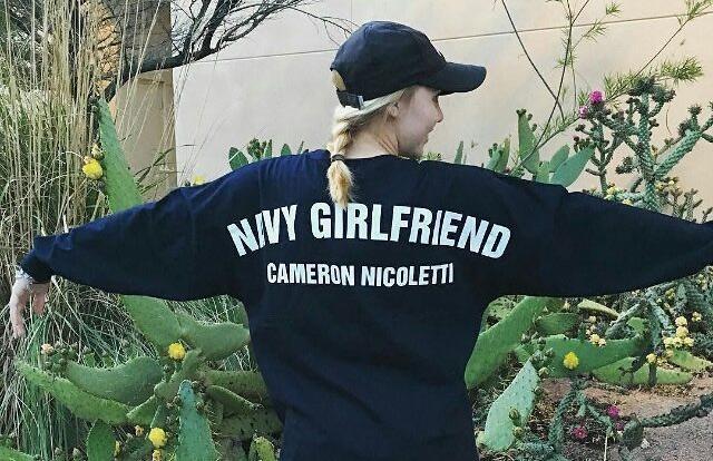 Custom Navy Girlfriend Billboard