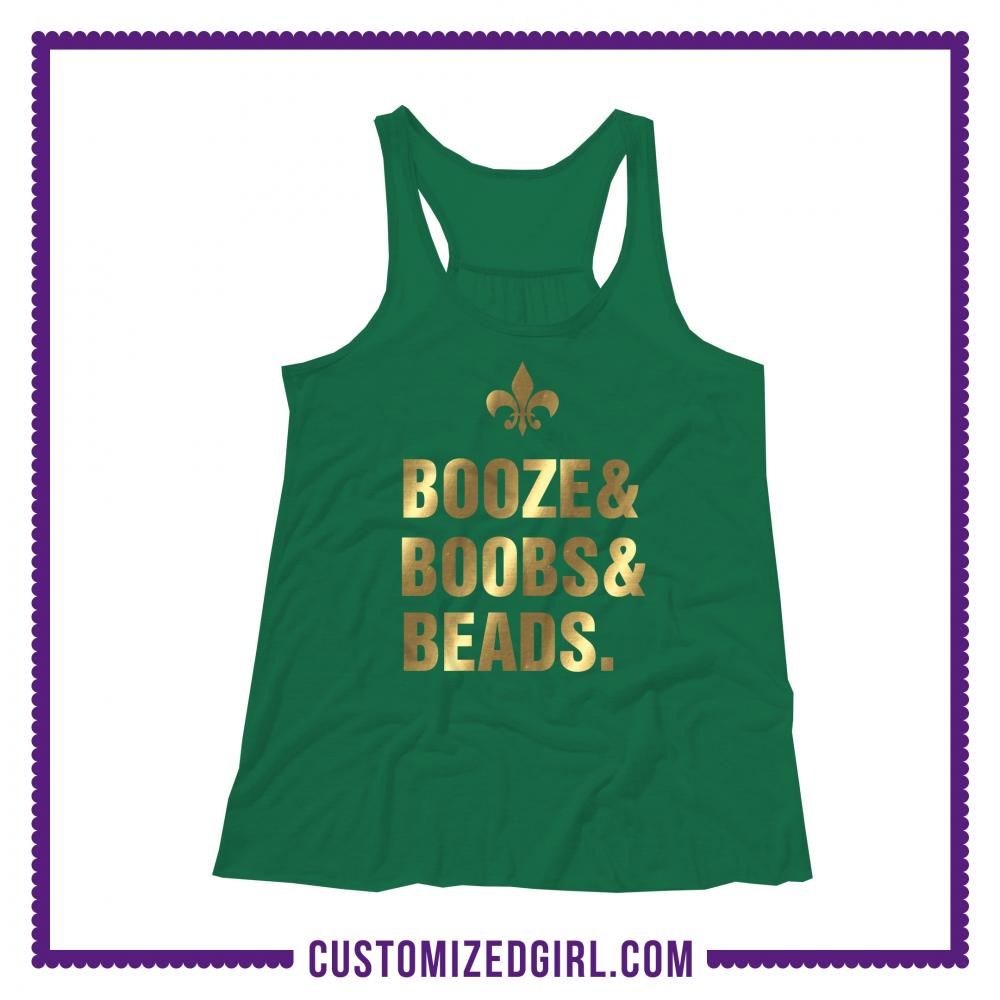 Metallic Gold Mardi Gras LIst