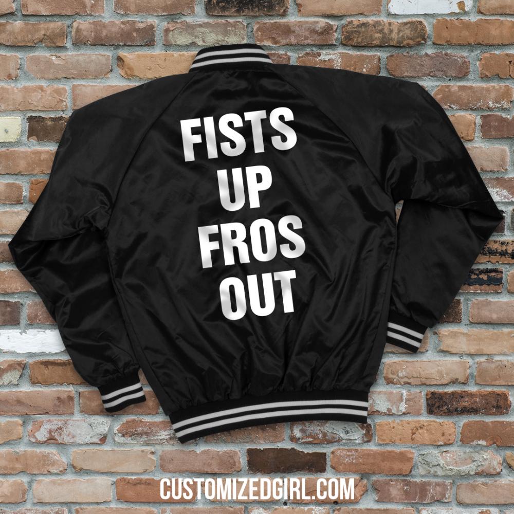Trendy Fists Up Fros Out