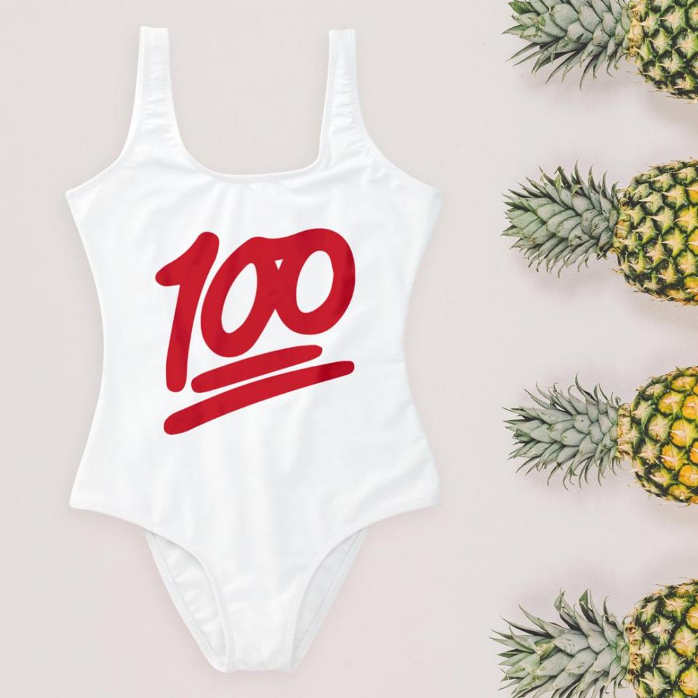 100 Emoji Swimsuit