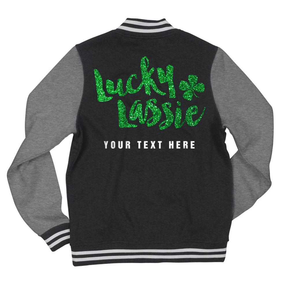 Custom Glitter Lucky Lassie Jacket