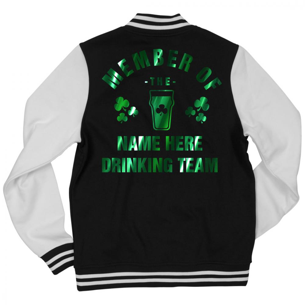 Custom Irish Drinking Team Bomber