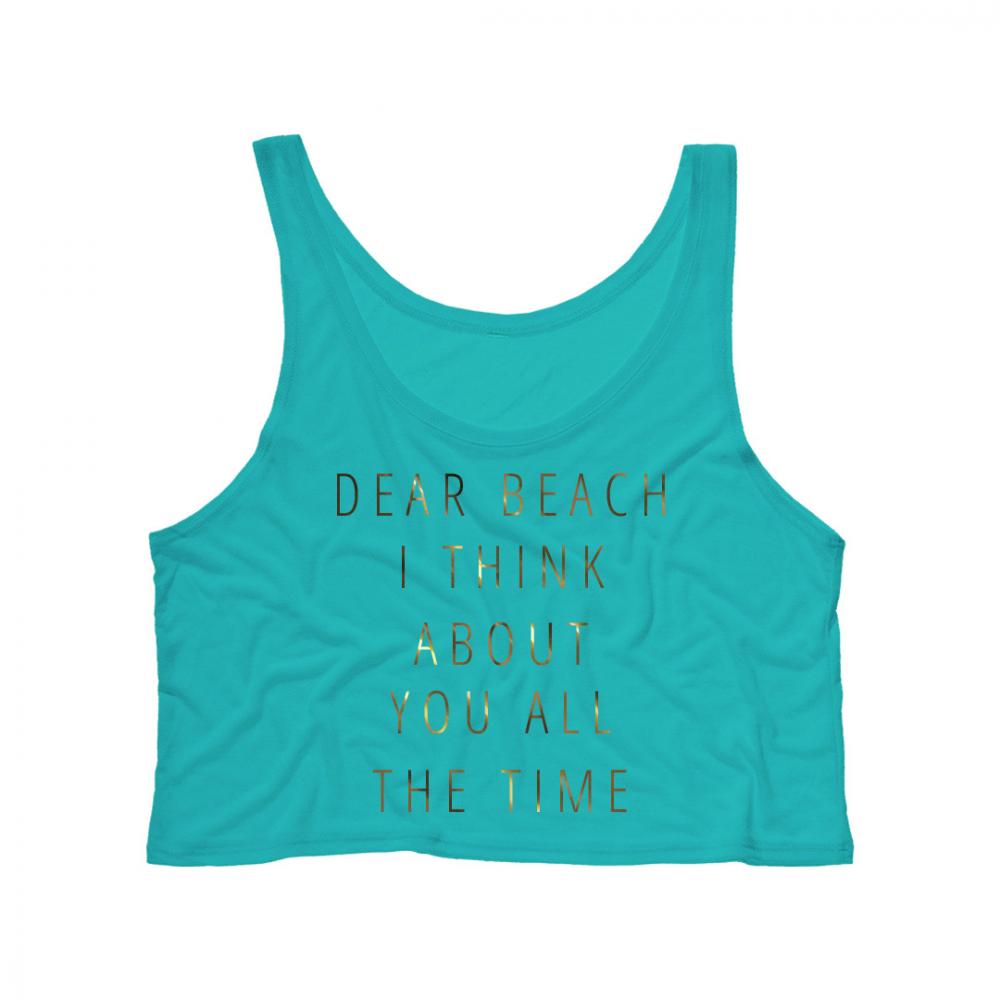 Metallic Dear Beach Vacation