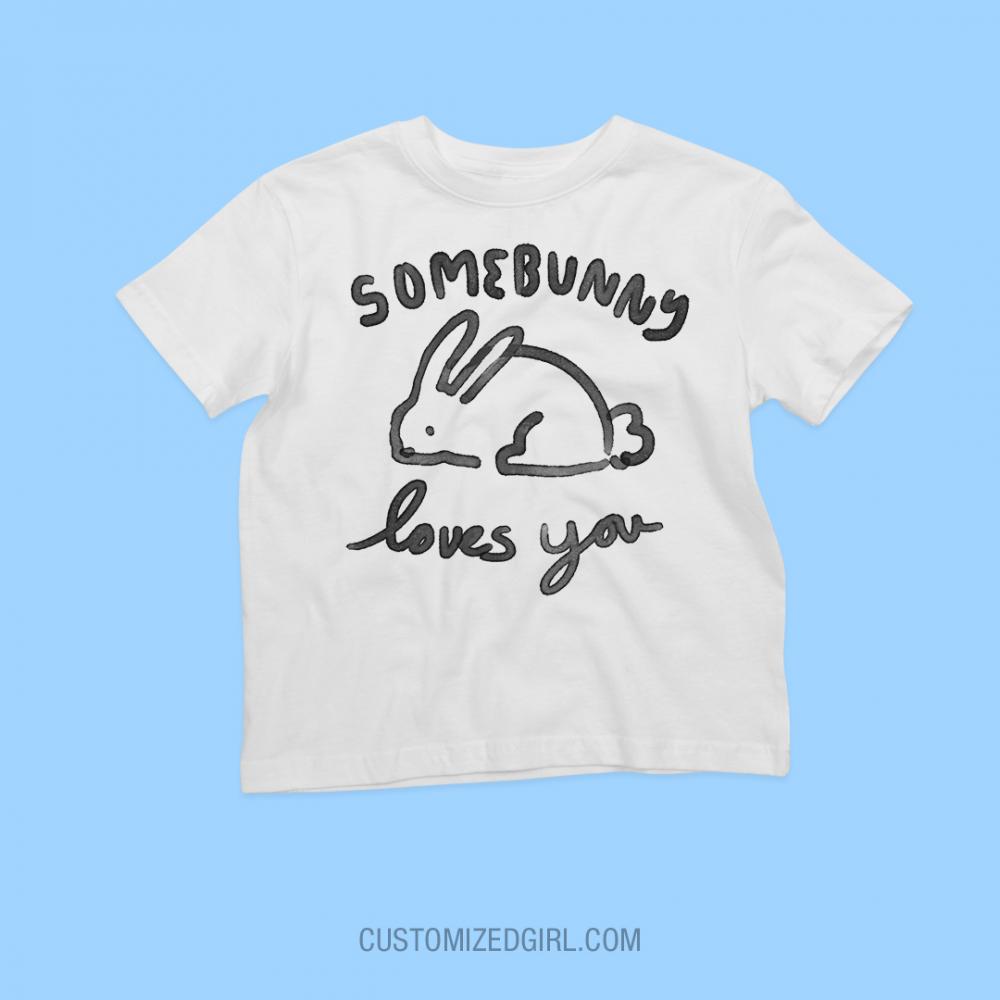 Some Bunny Loves You Toddler Tee
