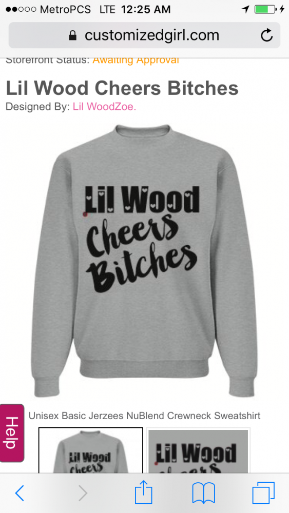 Lil Wood Cheers Bitches 