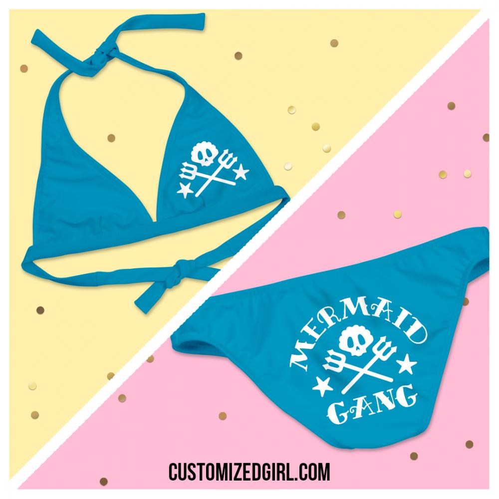 Cute Beachy Mermaid Gang
