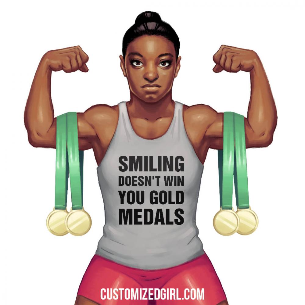 Smiling Doesn't Win You Gold Medals