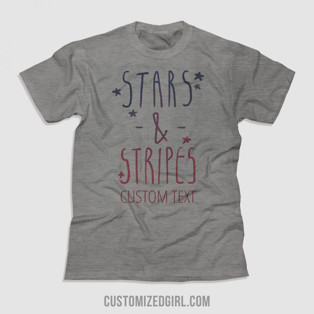 Stars & Stripes July 4th Design