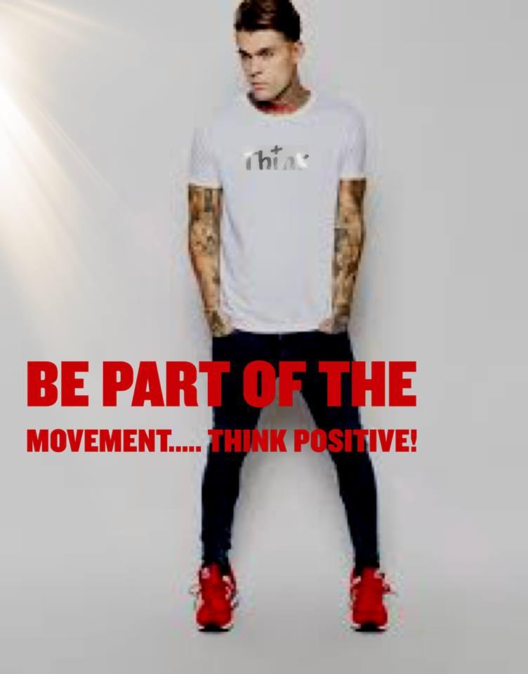 Think Positive Design TM Men's T-Shirt