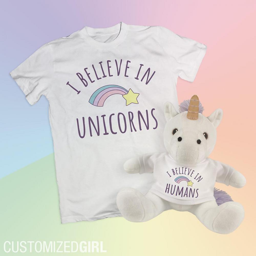 I Believe In Humans Unicorn Gift