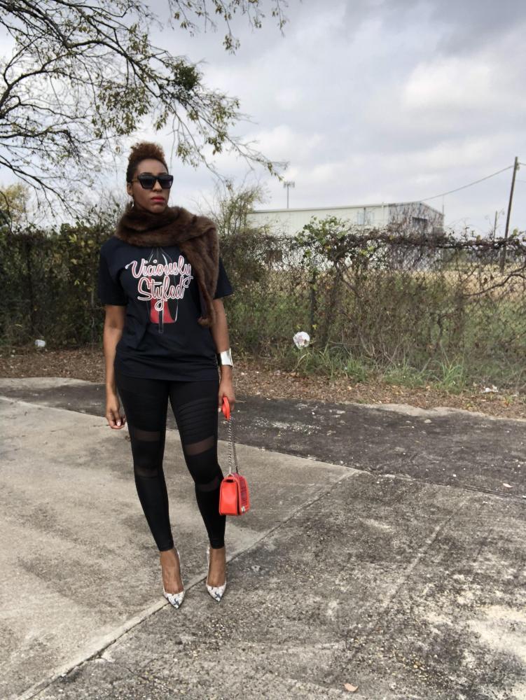 Fashion-Viciously Styled Tee