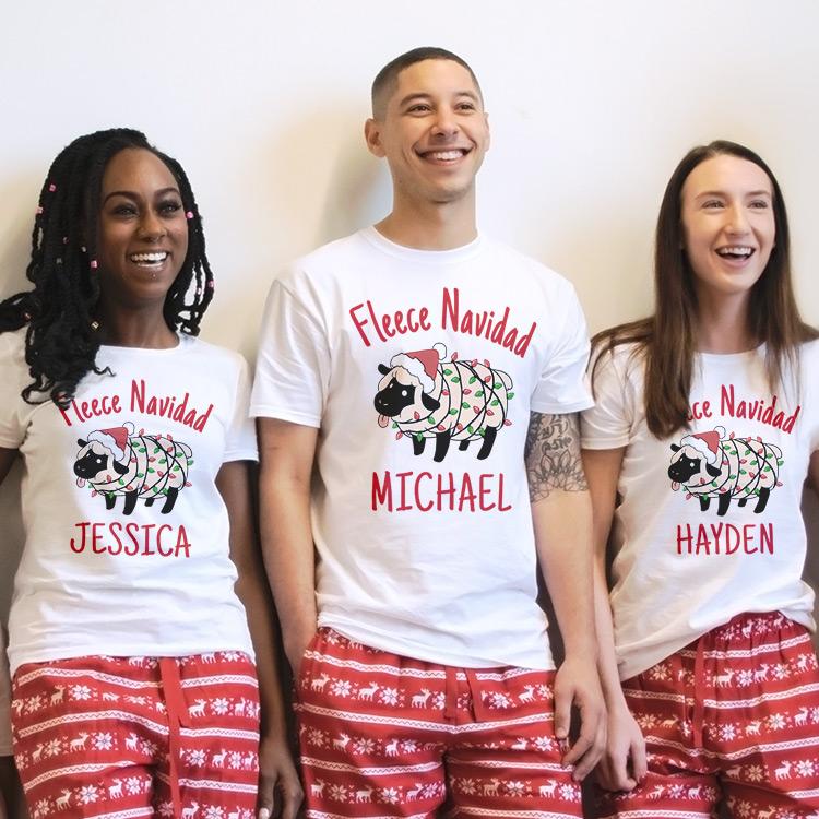 Fleece Navidad Custom Pajamas